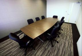 小型会议室桌椅装修设计效果图欣赏2018