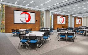 最新简约会议室集成吊顶效果图