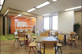 办公室会议室玻璃隔断效果图