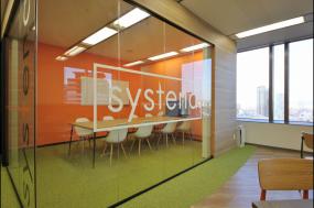 办公室会议室玻璃隔断装修图