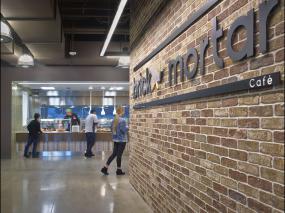 公司前台装饰装修效果图之背景墙