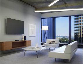 写字楼办公室落地窗装修效果图片大全