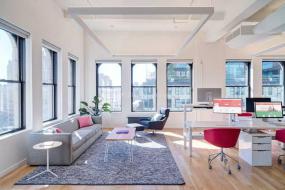 最新公司办公室隔断装修效果图片