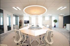 简约风格办公室吊顶设计效果图