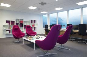 室内中式办公室设计吊顶装修效果图