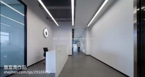 企业办公室室内吊顶装修效果图片大全