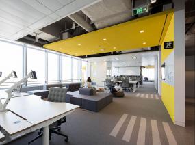 大办公室集成吊顶装修效果图