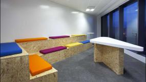 小型写字楼办公室室内吊顶装修设计效果图大全