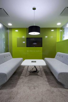 2018高级写字楼内部吊顶设计装修效果图片