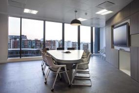 写字楼内部会议室吊顶设计效果图2018图片