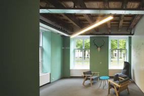 2018大型办公室室内吊顶设计效果图片大全