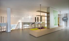 写字楼室内设计吊顶装修效果图2018