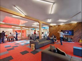 写字楼室内吊顶造型装修效果图片