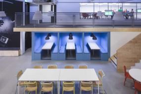 办公室吊顶吸顶灯装修图片大全