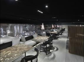 时尚写字楼内部设计办公桌椅装修效果图片