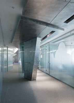 写字楼设计走廊装修样板