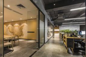 最新简约会议室桌椅装修设计效果图大全2018