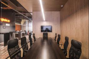 现代大会议室简约吊灯装修效果图片