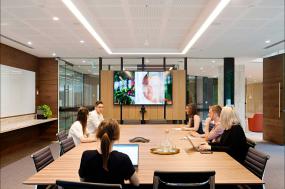 会议室室内集成吊顶装修效果图片