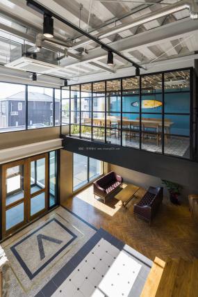 现代大会议室集成吊顶装修效果图片