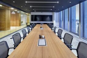 简约会议室天花板吊顶效果图片