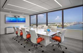 时尚办公会议室吊顶装修效果图欣赏