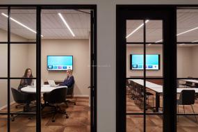 快捷酒店室内会议室吊顶效果图片