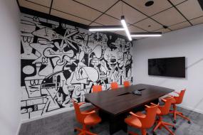 会议室室内装修多处吊顶效果图大全