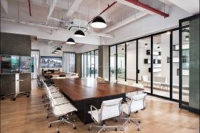 简约公司会议室吊顶造型效果图片