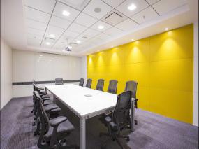 现代会议室天花吊顶设计风格装修效果图