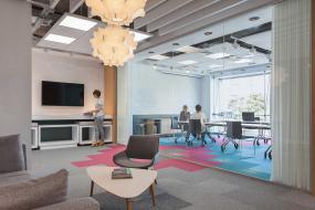 2018办公会议室室内吊顶装修效果图