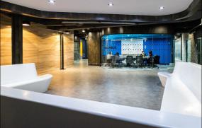 清新的政府会议室吊顶效果图