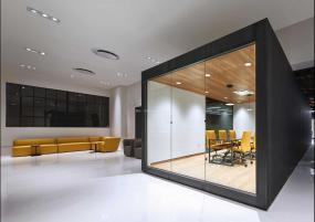 大型多功能会议室吊顶造型装修效果图片大全