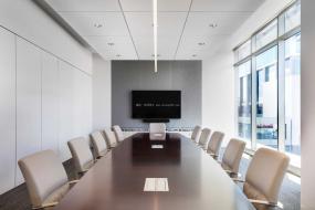 简约会议室顶面装修效果图