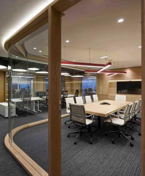 会议室石膏线吊顶效果图大全