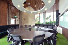 会议室顶面布置装修效果图