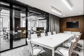 中式多功能会议室室内设计效果图片