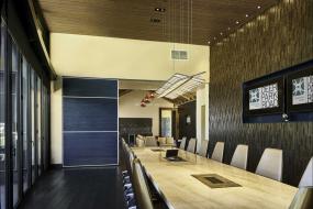 政府会议室简约吊灯装修效果图片