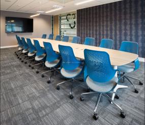 现代会议室背景墙设计图片