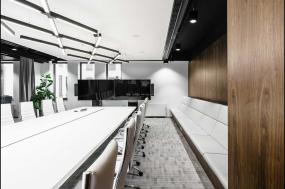 多功能会议室背景墙装修效果图片