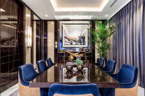 简约式会议室顶面装修效果图片