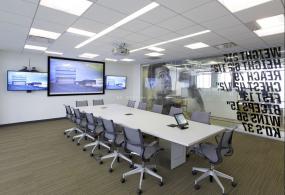 会议室室内吊顶装饰设计效果图