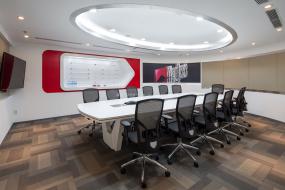 办公会议室装饰效图片
