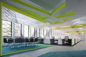 宽敞办公室装饰设计图片欣赏