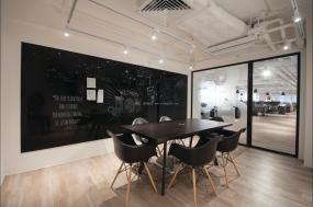 多功能会议室背景墙设计效果图