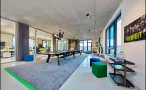 简约式会议室背景墙装修图片