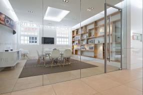 简约会议室背景墙效果图片