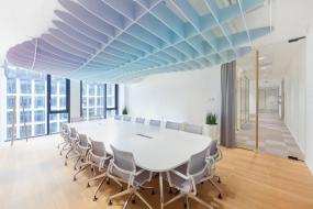 写字楼会议室背景墙设计效果图片