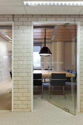 工装会议室背景墙装修效果图