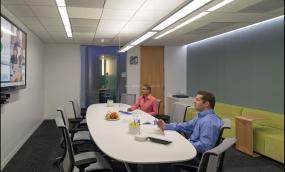 2018会议室现场布置效果图片